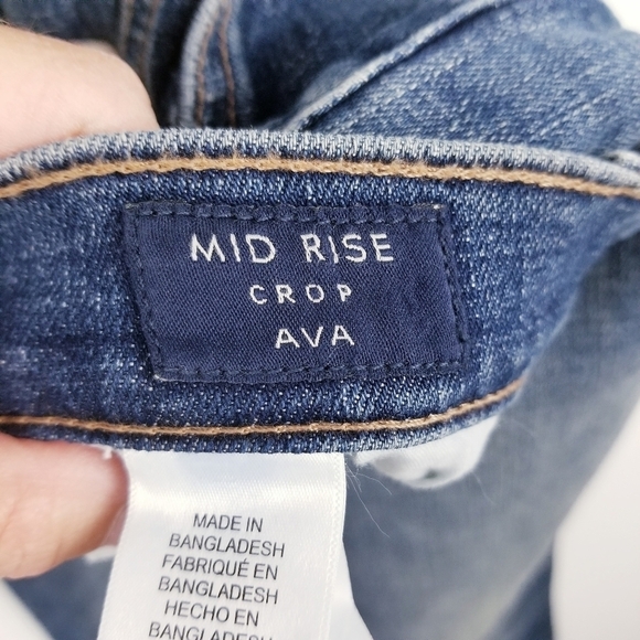 Lucky Brand Mid Rise Crop Ava Jeans NWT - Picture 8 of 12
